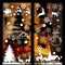 9 Sheets Christmas Window Clings - Tree Snowman Snowflakes Reindeer Decals for Winter Glass Decoration
